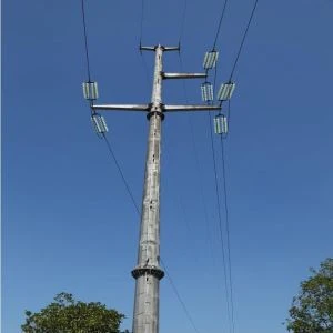 Pozinkovaná priehradová samonosná uhlová oceľová veža na prenos energie